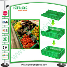 Пластиковые складные ящики для овощей и фруктов